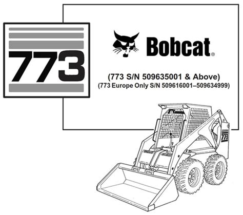 bobcat skid steer 773 service manual|bobcat 773 specifications.